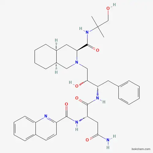 Molecular Structure of 438200-34-1 (Saquinavir Hydroxy-tert-butylamide)