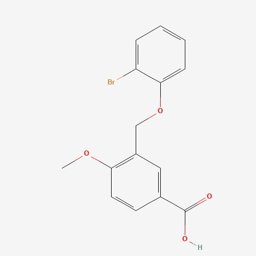 3-(2-BROMO-PHENOXYMETHYL)-4-METHOXY-BENZOIC ACID