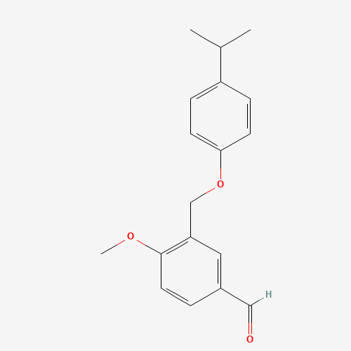 3-(4-ISOPROPYL-PHENOXYMETHYL)-4-METHOXY-BENZALDEHYDE