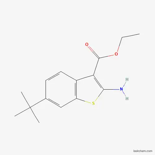 2-AMINO-6-TERT-BUTYL-BENZO[B]THIOPHENE-3-CARBOXYLIC ACID ETHYL ESTER