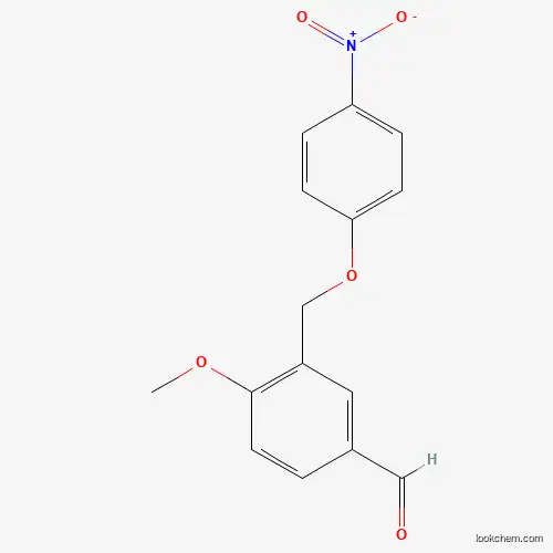 4-Methoxy-3-[(4-nitrophenoxy)methyl]benzaldehyde