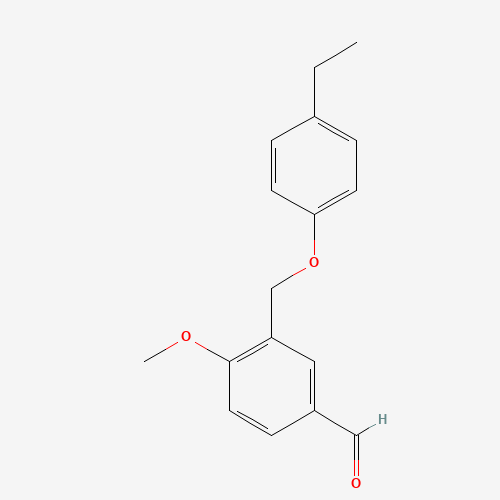 3-(4-ETHYL-PHENOXYMETHYL)-4-METHOXY-BENZALDEHYDE(438531-34-1)