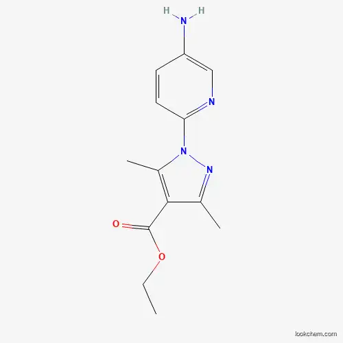 1-(5-AMINO-PYRIDIN-2-YL)-3,5-DIMETHYL-1H-PYRAZOLE-4-CARBOXYLIC ACID ETHYL ESTER