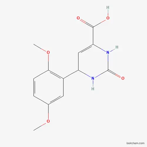 6-(2,5-DIMETHOXYPHENYL)-2-OXO-1,2,3,6-TETRAHYDRO-4-PYRIMIDINECARBOXYLIC ACID