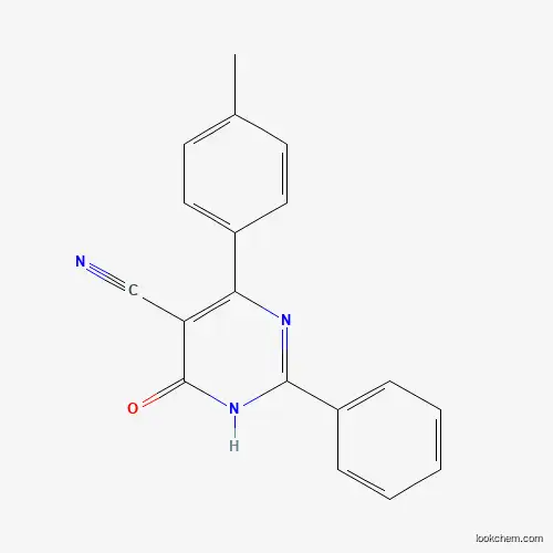 4-HYDROXY-6-(4-METHYLPHENYL)-2-PHENYL-5-PYRIMIDINECARBONITRILE