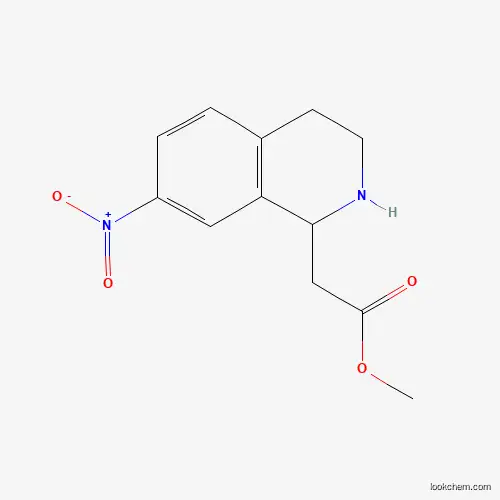 1,2,3,4-Tetrahydro-7-nitro-1-isoquinolineacetic acid methyl ester