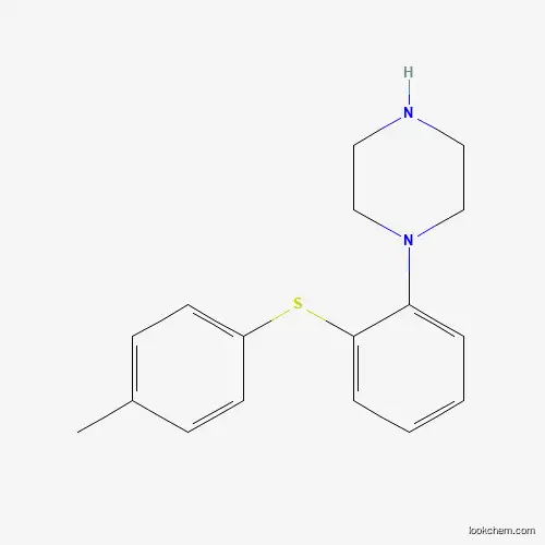 Molecular Structure of 508233-82-7 (1-(2-(p-Tolylthio)phenyl)piperazine)