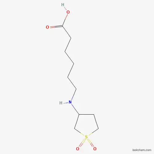 Molecular Structure of 51070-63-4 (6-[(1,1-Dioxothiolan-3-yl)amino]hexanoic acid)