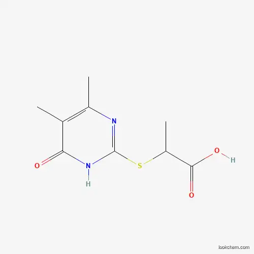 2-(5,6-DIMETHYL-4-OXO-1,4-DIHYDRO-PYRIMIDIN-2-YLSULFANYL)-PROPIONIC ACID