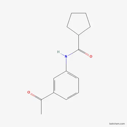 N-(3-acetylphenyl)cyclopentanecarboxamide