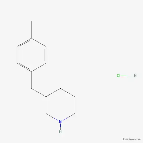 Molecular Structure of 56-77-9 (3-(4-Methylbenzyl)piperidine hydrochloride)