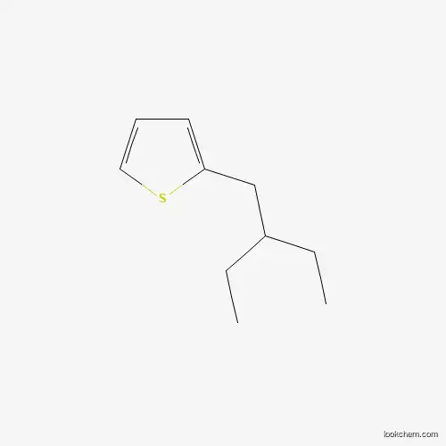 Molecular Structure of 5682-00-8 (2-(2-Ethylbutyl)thiophene)