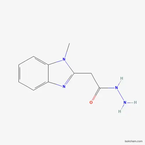 Molecular Structure of 571158-87-7 (2-(1-methyl-1H-1,3-benzodiazol-2-yl)acetohydrazide)