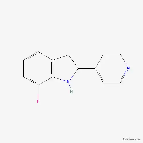 7-fluoro-2-(4-pyridinyl)indoline