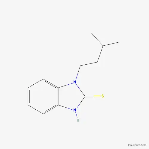 Molecular Structure of 610275-11-1 (1-(3-Methyl-butyl)-1H-benzoimidazole-2-thiol)