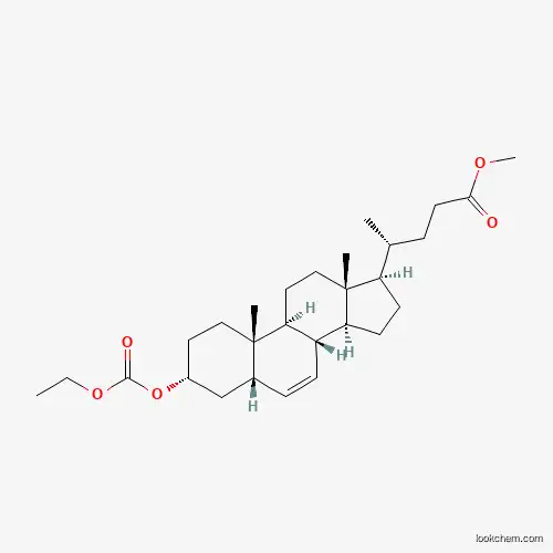 (3α,5β)-3-[(Ethoxycarbonyl)oxy]chol-6-en-24-oic Acid Methyl Ester