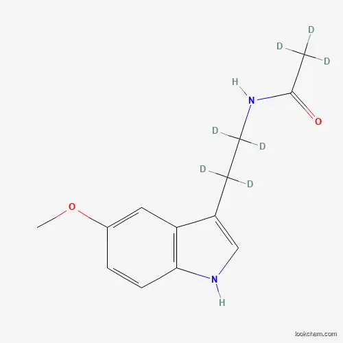 Molecular Structure of 615251-68-8 (Melatonin D7)