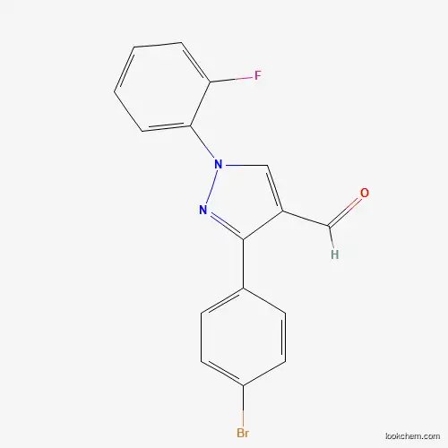 3-(4-BROMOPHENYL)-1-(2-FLUOROPHENYL)-1H-PYRAZOLE-4-CARBALDEHYDE