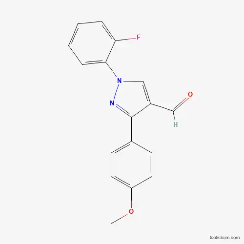 1-(2-FLUOROPHENYL)-3-(4-METHOXYPHENYL)-1H-PYRAZOLE-4-CARBALDEHYDE