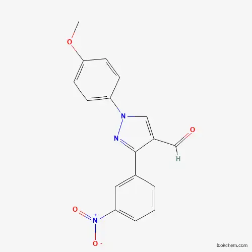 1-(4-METHOXYPHENYL)-3-(3-NITROPHENYL)-1H-PYRAZOLE-4-CARBALDEHYDE