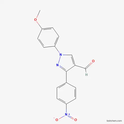1-(4-METHOXYPHENYL)-3-(4-NITROPHENYL)-1H-PYRAZOLE-4-CARBALDEHYDE