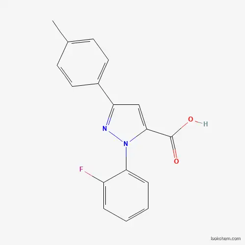 1-(2-FLUOROPHENYL)-3-P-TOLYL-1H-PYRAZOLE-5-CARBOXYLIC ACID