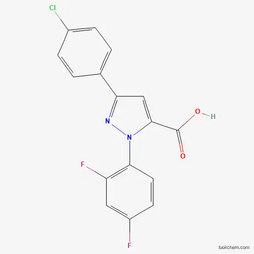 3-(4-CHLOROPHENYL)-1-(2,4-DIFLUOROPHENYL)-1H-PYRAZOLE-5-CARBOXYLIC ACID