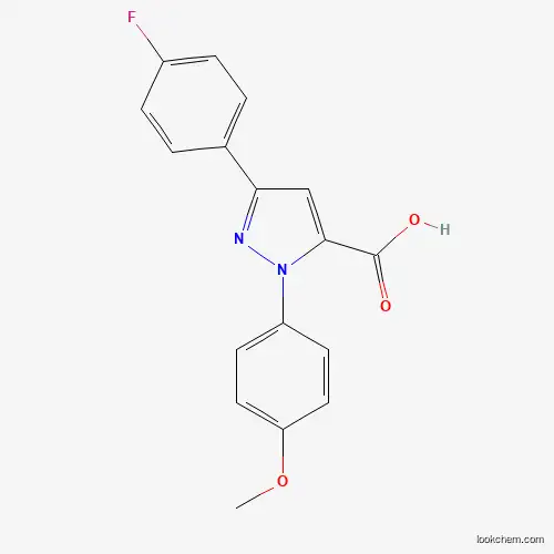 3-(4-FLUOROPHENYL)-1-(4-METHOXYPHENYL)-1H-PYRAZOLE-5-CARBOXYLIC ACID