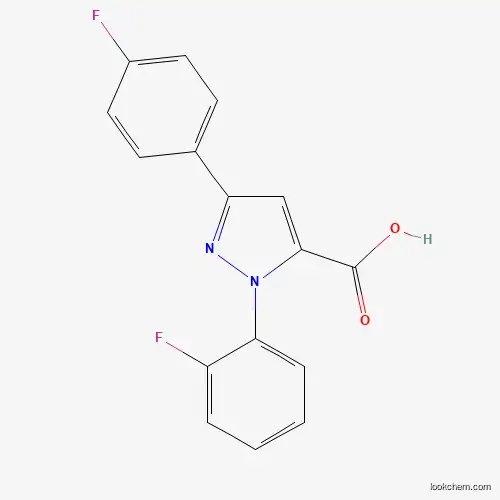 1-(2-FLUOROPHENYL)-3-(4-FLUOROPHENYL)-1H-PYRAZOLE-5-CARBOXYLIC ACID