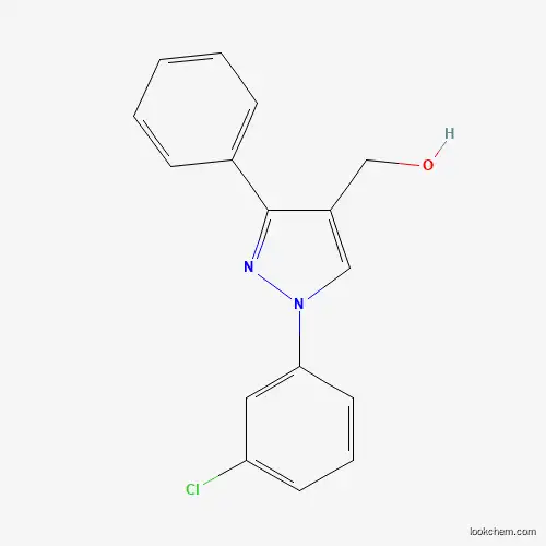 Molecular Structure of 618441-66-0 ((1-(3-Chlorophenyl)-3-phenyl-1H-pyrazol-4-YL)methanol)