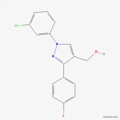 (1-(3-CHLOROPHENYL)-3-(4-FLUOROPHENYL)-1H-PYRAZOL-4-YL)METHANOL