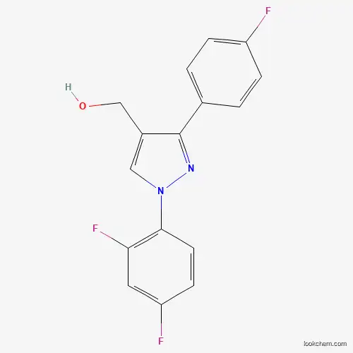 (1-(2,4-DIFLUOROPHENYL)-3-(4-FLUOROPHENYL)-1H-PYRAZOL-4-YL)METHANOL