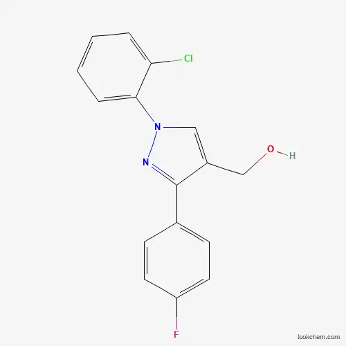 (1-(2-CHLOROPHENYL)-3-(4-FLUOROPHENYL)-1H-PYRAZOL-4-YL)METHANOL