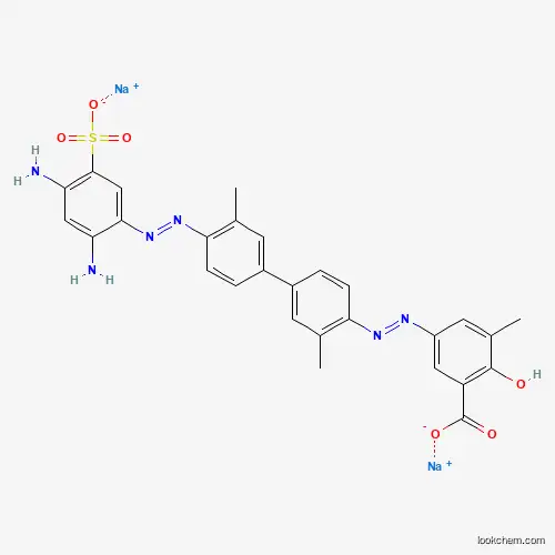 5-[[4′-[[2,4-ジアミノ-5-(ソジオスルホ)フェニル]アゾ]-3,3′-ジメチル[1,1′-ビフェニル]-4-イル]アゾ]-2-ヒドロキシ-3-メチル安息香酸ナトリウム