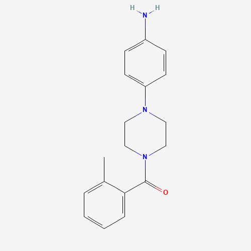 [4-(4-AMINO-PHENYL)-PIPERAZIN-1-YL]-O-TOLYL-METHANONE