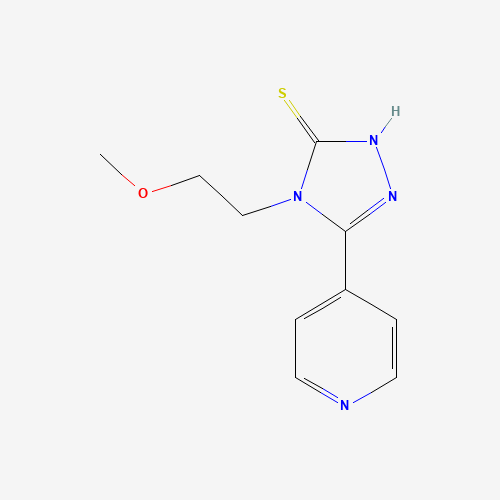4-(2-METHOXY-ETHYL)-5-PYRIDIN-4-YL-4H-[1,2,4]TRIAZOLE-3-THIOL