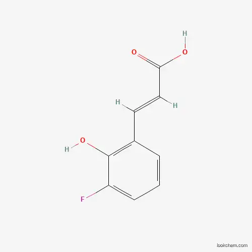Molecular Structure of 682805-04-5 (3-Fluoro-2-hydroxycinnamic acid)