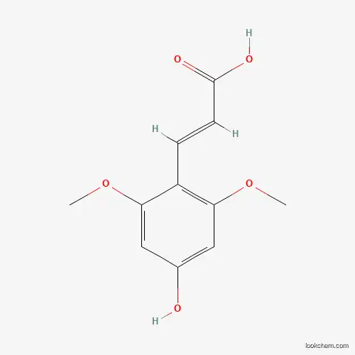 Molecular Structure of 682805-21-6 ((E)-3-(4-Hydroxy-2,6-dimethoxyphenyl)prop-2-enoic acid)