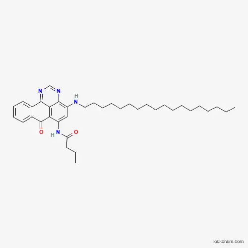 N-(4-Octadecylamino-7-oxo-7H-benzo[e]perimidin-6-yl)butyramide