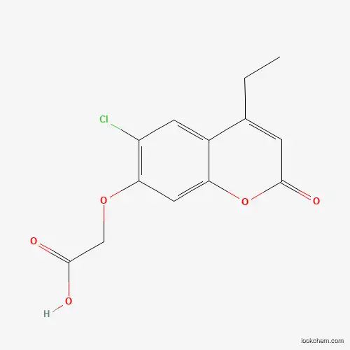 [(6-chloro-4-ethyl-2-oxo-2H-chromen-7-yl)oxy]acetic acid(SALTDATA: FREE)