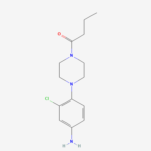 4-(4-BUTYRYL-1-PIPERAZINYL)-3-CHLOROANILINE