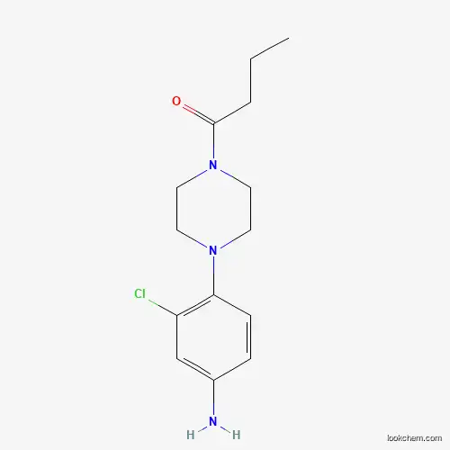 Molecular Structure of 694446-35-0 ([4-(4-Butyrylpiperazin-1-yl)-3-chlorophenyl]amine)