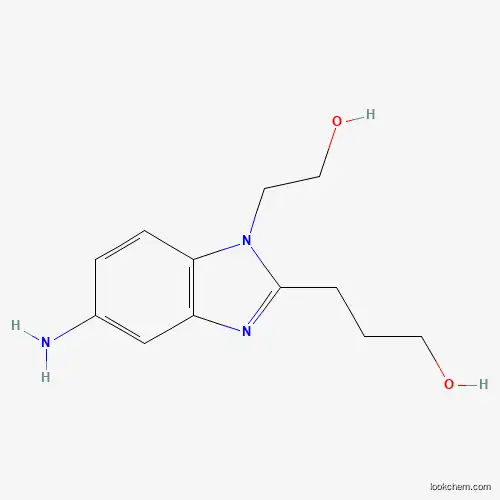 3-[5-AMINO-1-(2-HYDROXY-ETHYL)-1H-BENZOIMIDAZOL-2-YL]-PROPAN-1-OL