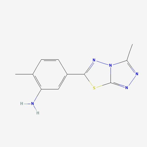 2-METHYL-5-(3-METHYL-[1,2,4]TRIAZOLO[3,4-B][1,3,4]THIADIAZOL-6-YL)-PHENYLAMINE