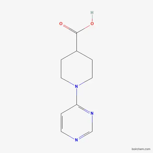 Molecular Structure of 712261-81-9 (1-(Pyrimidin-4-yl)piperidine-4-carboxylic acid)
