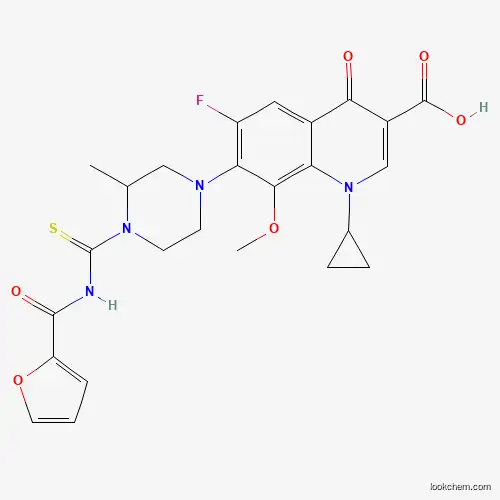 3-Quinolinecarboxylic acid, 1-cyclopropyl-6-fluoro-7-[4-[[(2-furanylcarbonyl)aMino]thioxoMethyl]-3-Methyl-1-piperazinyl]-1,4-dihydro-8-Methoxy-4-oxo-