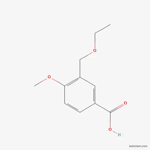 Molecular Structure of 723265-09-6 (3-(Ethoxymethyl)-4-methoxybenzoic acid)