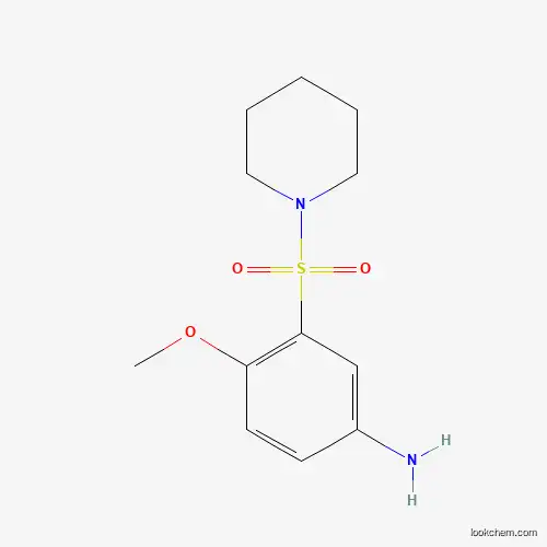 Molecular Structure of 726157-16-0 (4-Methoxy-3-(piperidine-1-sulfonyl)-phenylamine)