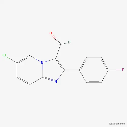 6-Chloro-2-(4-fluoro-phenyl)-imidazo[1,2-a]-pyridine-3-carbaldehyde