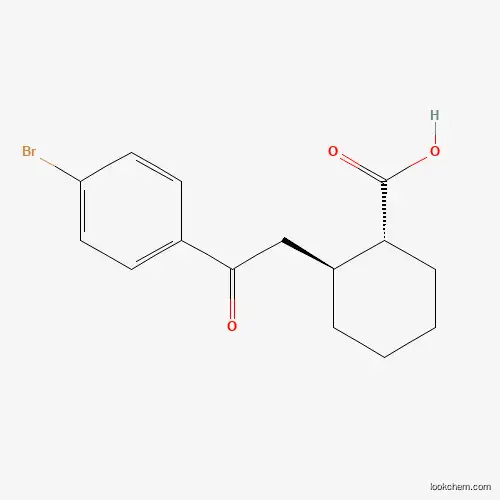 TRANS-2-[2-(4-BROMOPHENYL)-2-OXOETHYL]CYCLOHEXANE-1-CARBOXYLIC ACID